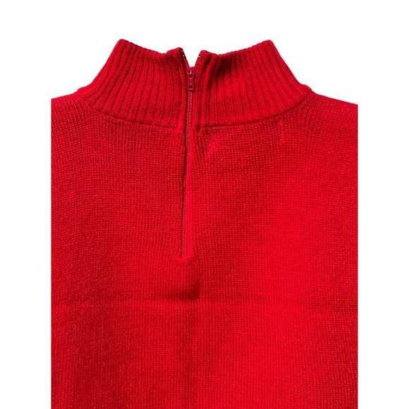 Specialty house red turtleneck under layering sweater mock turtleneck stretch 10 - Picture 5 of 6
